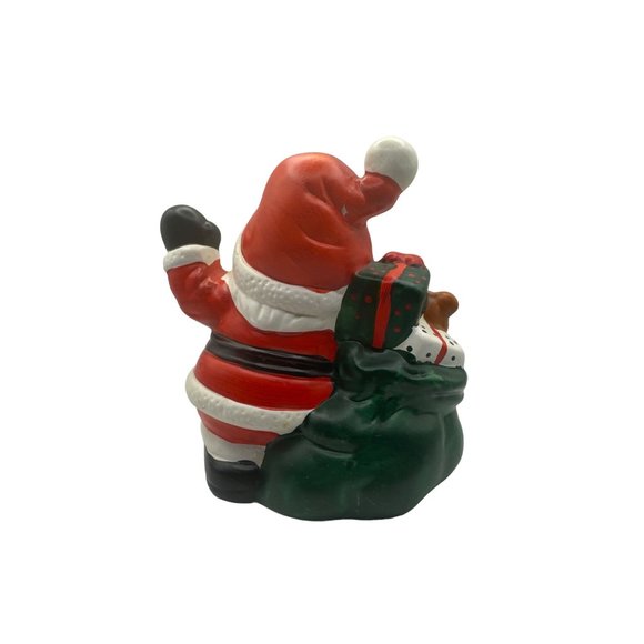 Enesco Musical Santa Figurine Plays Santa Claus is Coming to Town - Picture 3 of 7